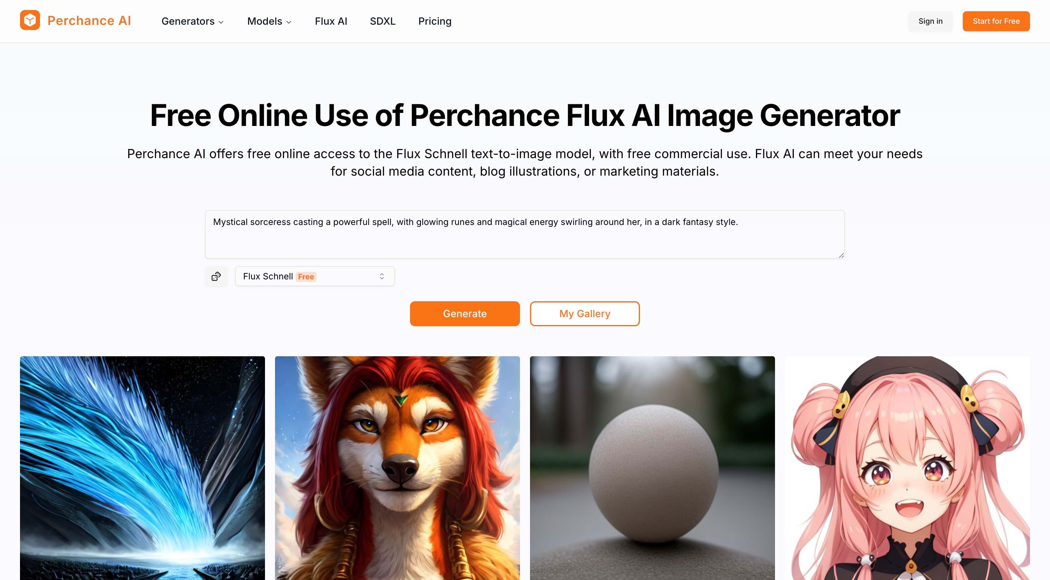 Perchance AI Flux
